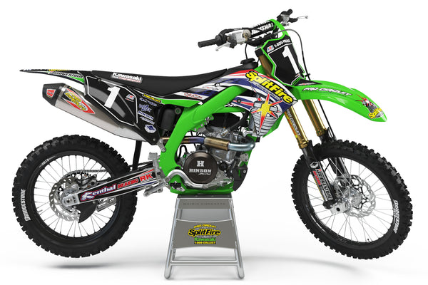 1999 Splitfire Pro Circuit Graphic Kit Kawasaki
